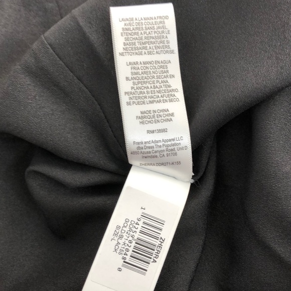 Dress the Population Gold Zherra Sequin Midi Dress - Picture 11 of 11